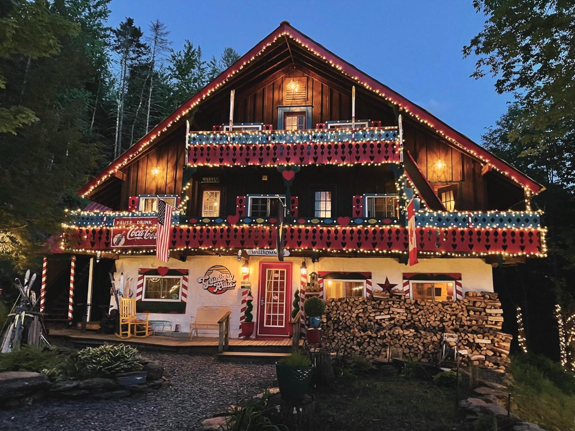 Grunberg Haus Inn & Cabins 워터베리 외부 사진
